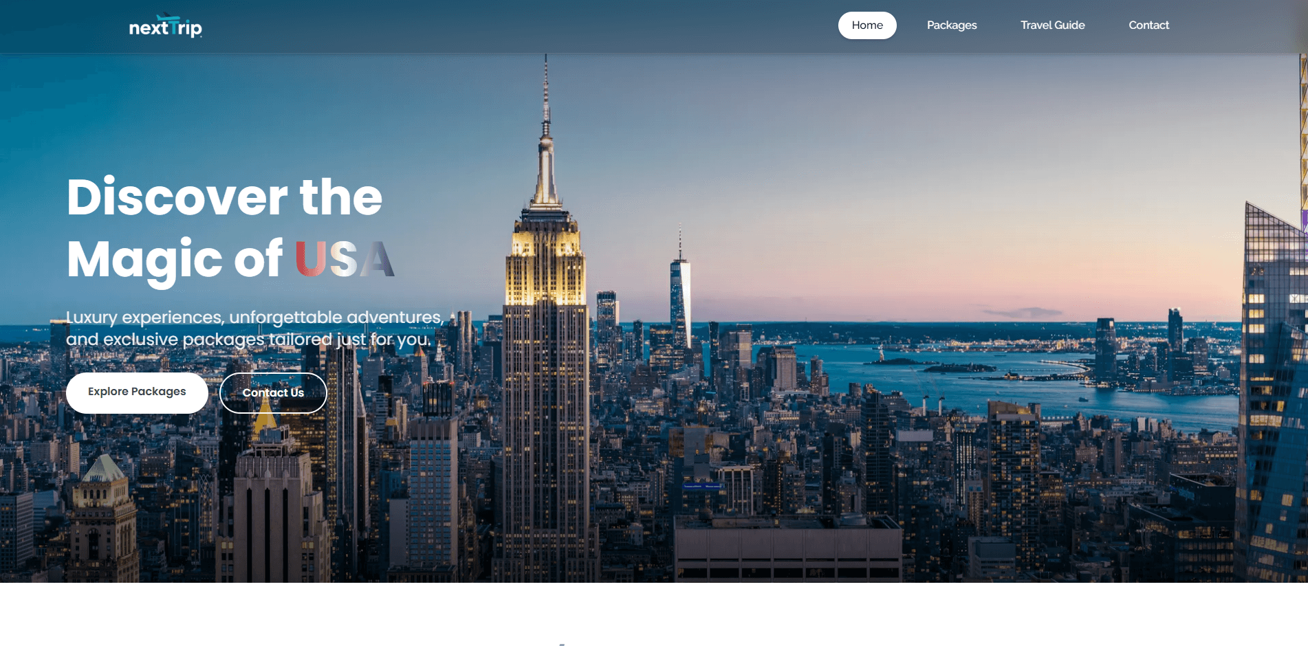 NextTrip — Tour & Travel
