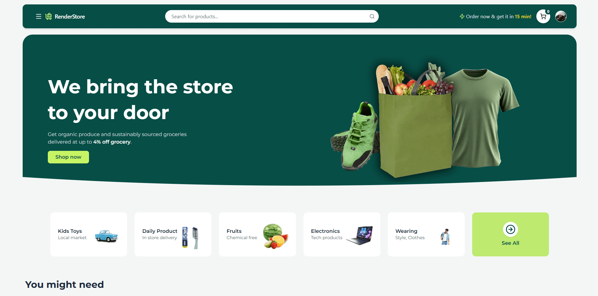 Render Store — Online Shop